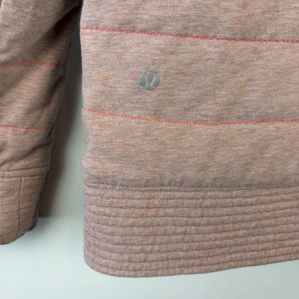 Lululemon The Bomb Bomber Reversible Jacket Womens 12 Bark Berry Rose Pink
